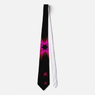 Corbata Fuchsia Flower Burst Tie