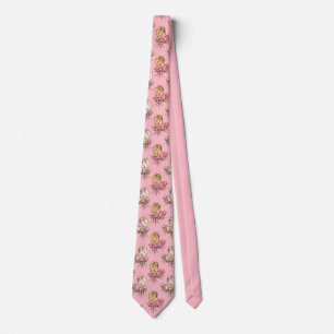 Corbata Fuchsia Flowers Rosa Red