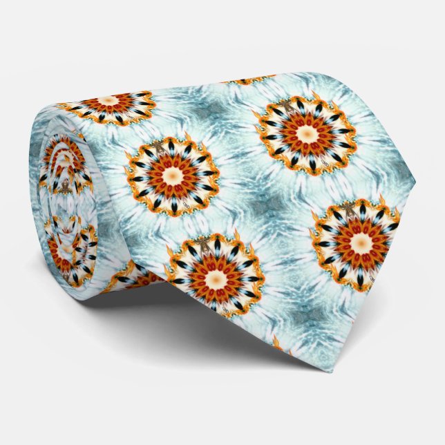 Corbata Fuego e hielo (Enrollado)