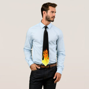Corbata Fuego llameante