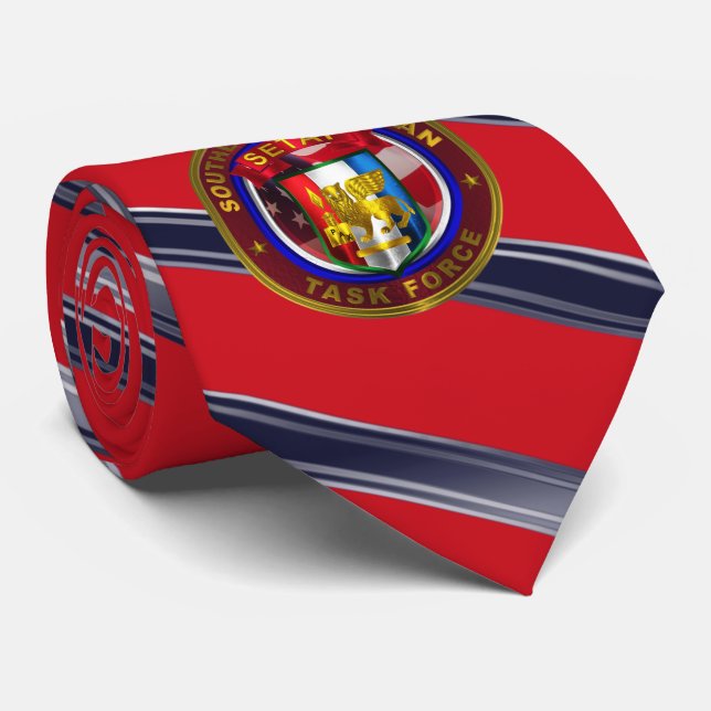 Corbata Fuerza de Tarea del Sur de Europa (SETAF) (Enrollado)