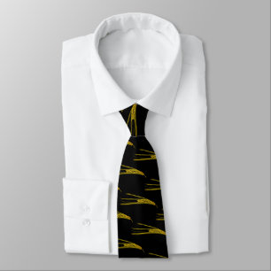 Corbata Fun Barley Pattern Black