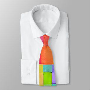 Corbata Fun colorido artista artista pintor Mod Guay