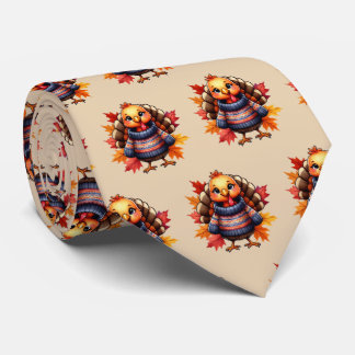 Corbata Fun Fall Seasonal turkey tiled pattern