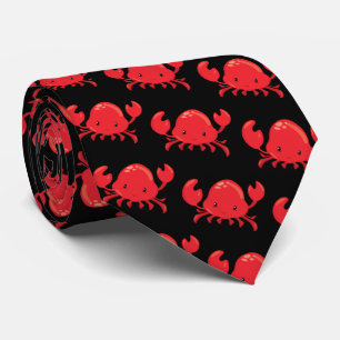 Corbata Fun Red black beach cricket tie