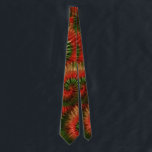 Corbata Fun Red Gold y Green Retro Tie Dye Necs<br><div class="desc">Esta divertida corbata de cuello presenta un diseño retro de tintes de tintes rojos,  dorados y verdes. Los colores de los Navidades lo convierten en el lugar perfecto para las vacaciones,  o en cualquier momento en que quieras mostrar un poco de orgullo hippie y un estilo psicodélico.</div>