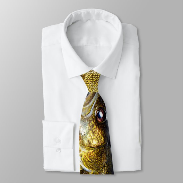 Corbata Fun Walleye Pike Tie (Atado)