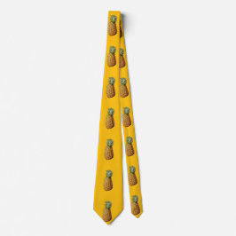 Corbata Fun Yellow Tropical Fruit Pineapple