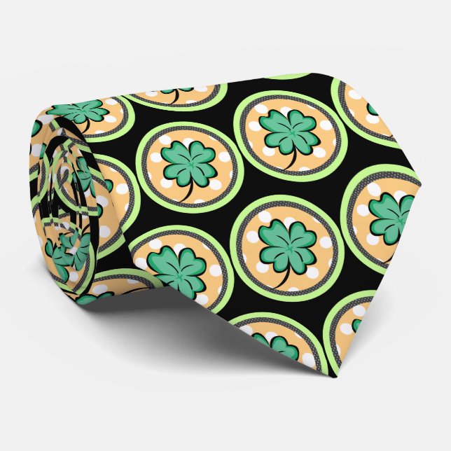 Corbata Funky Shamrock Tie (Enrollado)