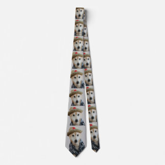 CORBATA FUNNY CUTE DOG VESTIDO PINTANDO NECESARIO GRIS