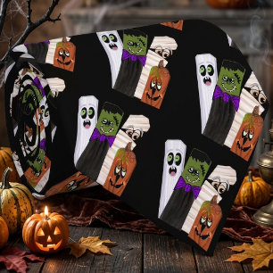 Corbata Funny Frankenstein Ghost Pumpkin Invisible Man