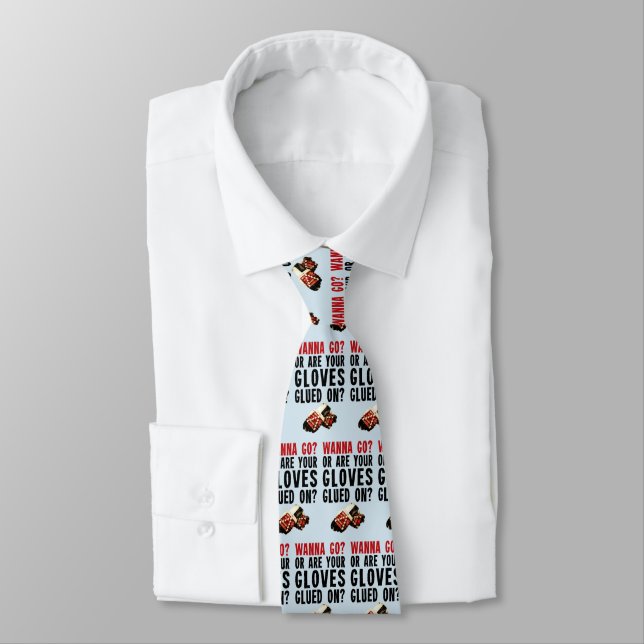Corbata Funny Hockey Enforcer Nece Tie (Atado)