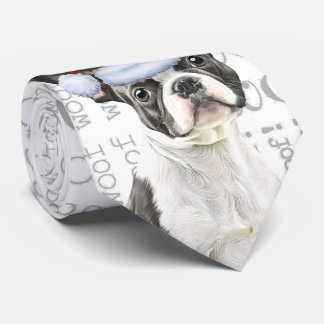 Corbata Funny Navidades de Boston Terrier Perro Lover