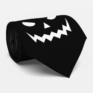Corbata Funny Scary Hauny Monstruo de calabaza Jack O Lant