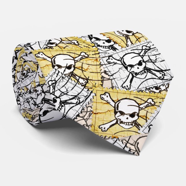 Corbata Funny Skull (Enrollado)