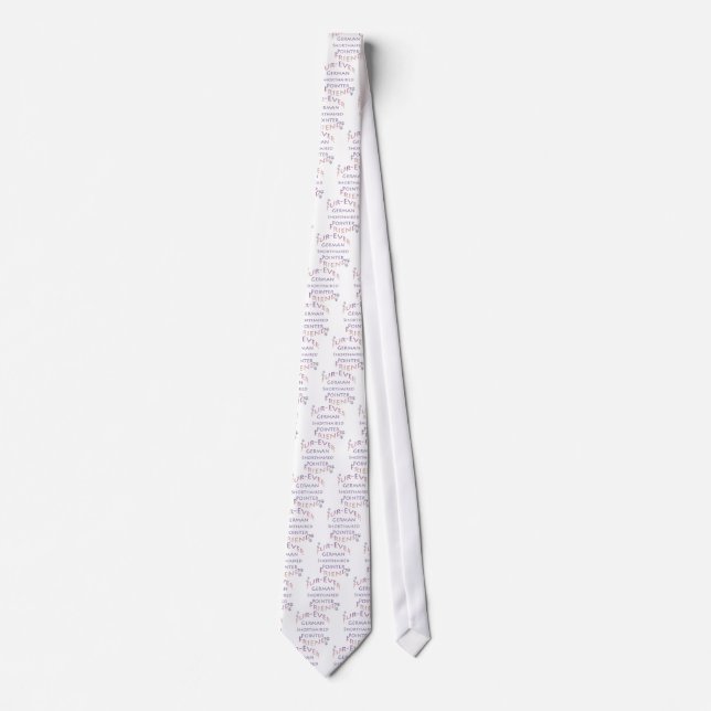 Corbata Furever de punteros cortos alemanes (Anverso)
