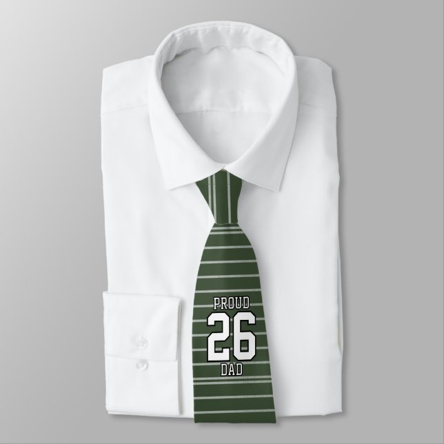 Corbata Fútbol de día de partido (Atado)