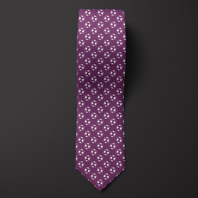 Corbata Futbol de fútbol invertido morado (Subido por el creador)