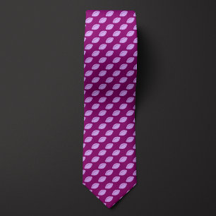 Corbata Fútbol Monocromático Púrpura