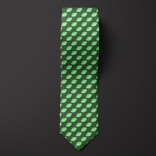 Corbata Fútbol Monocromático Verde (Subido por el creador)