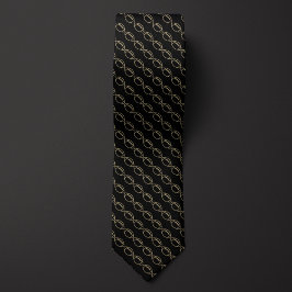 Corbata Fútbol negro y oro