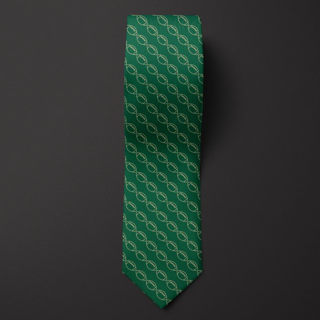 Corbata Fútbol verde y oro (Subido por el creador)