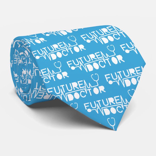 Corbata Futuro médico medicina Estetoscopio (Enrollado)
