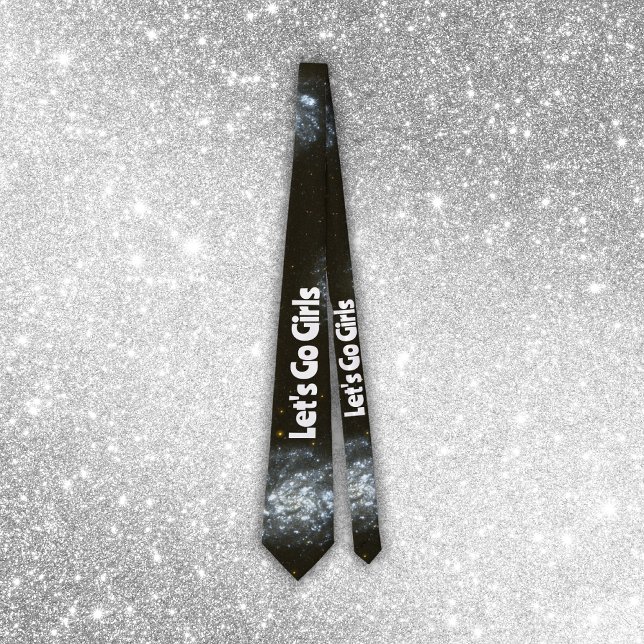 Corbata Galaxia espiral monogramada | (Subido por el creador)