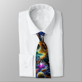 Corbata Galaxia Planetas Espaciales Geek