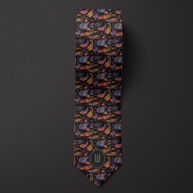 Corbata Galaxy Skies Paisley (Subido por el creador)
