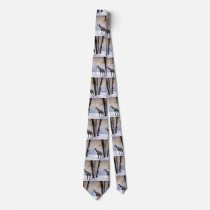 Corbata Galgo Italiano Deja que nieve Navidad