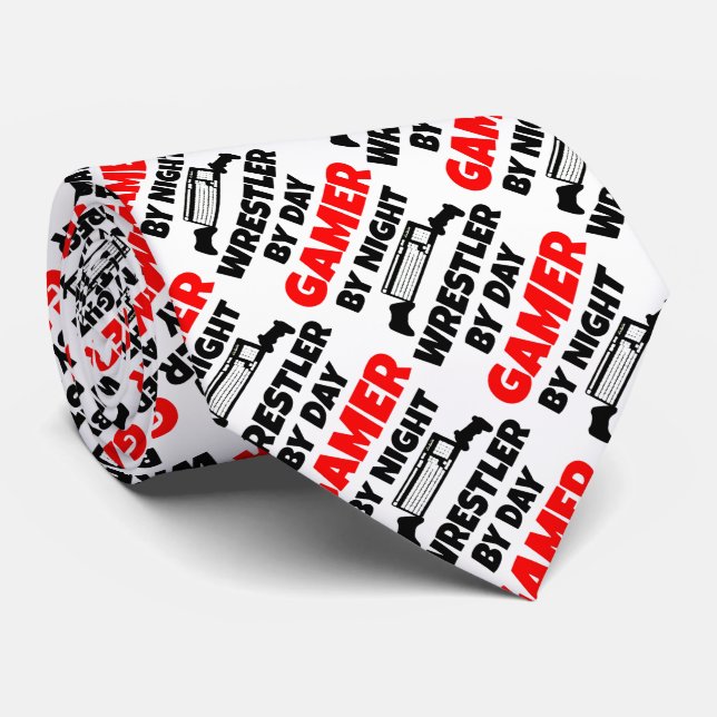 Corbata Gamer Wrestler (Enrollado)