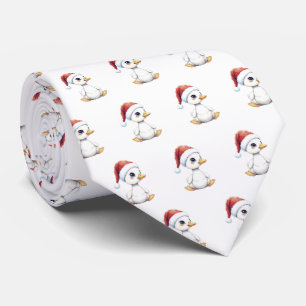Corbata Ganso de bebé festivo de Navidad con sombrero de S