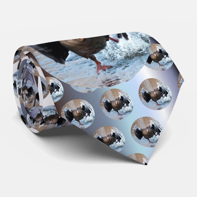 Corbata Ganso de ganso silvestre en la caza (Enrollado)