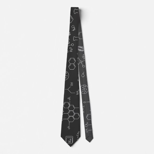 Corbata Garabatos químicos (Anverso)