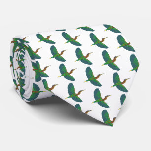 Corbata - Garza Verde (blanco)