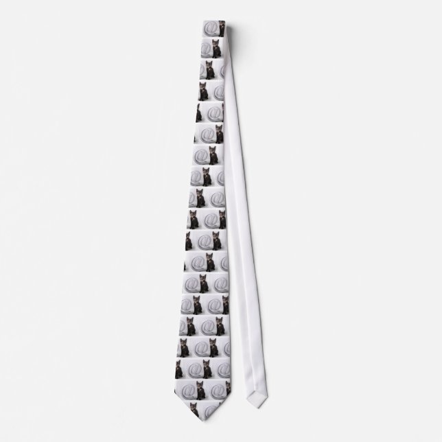 Corbata Gatito de la pizca de Arobas (Anverso)