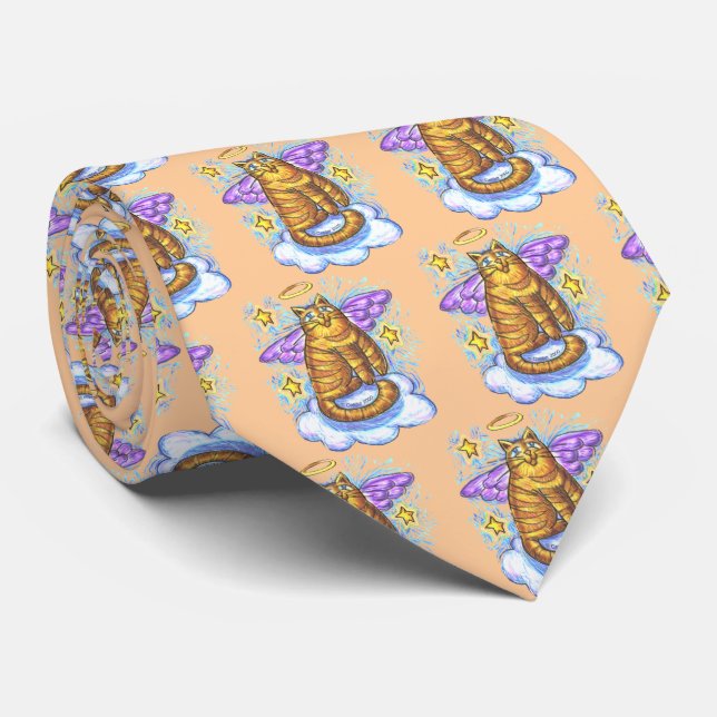 Corbata Gato Ángel Rambo Kitty (Enrollado)