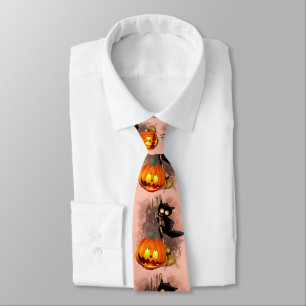 Corbata Gato asustado por un personaje de Halloween divert