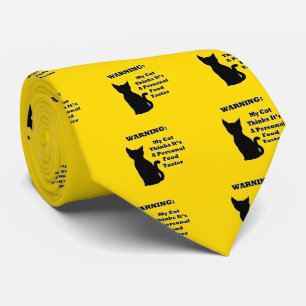 Corbata Gato de advertencia