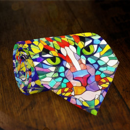 Corbata Gato de carnaval rostro artístico animal en Fiesta