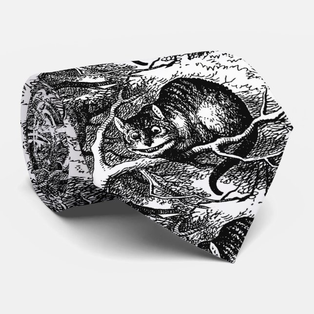 Corbata Gato de Cheshire, las aventuras de Alicia en el ネ  (Enrollado)