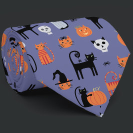 Corbata Gato de Halloween Spooky
