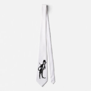 Corbata Gato de ópera sofisticada de época