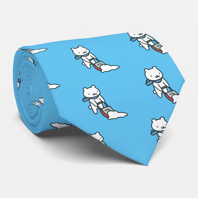 Corbata Gato de palas de nieve (Enrollado)