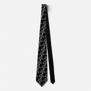 Corbata Gato de votación con texto blanco