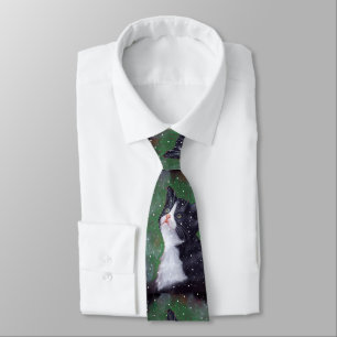 Corbata Gato del smoking que mira para arriba los copos de