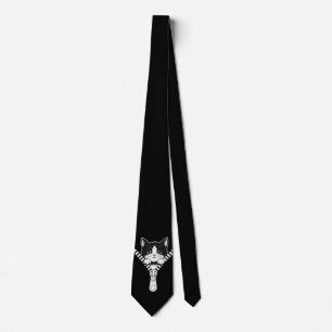 Corbata Gato Divertido Gatito Espía