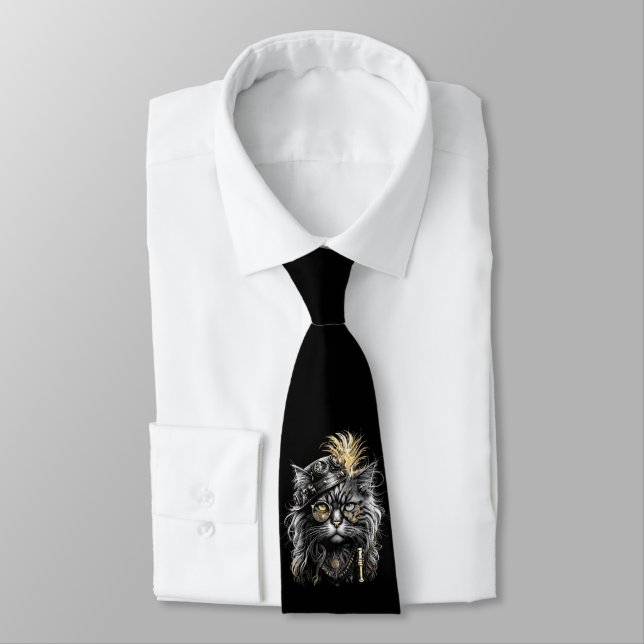 Corbata Gato impresionante de Steampunk  (Atado)