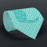 Corbata Gato japonés - Impresión de kimono turquesa<br><div class="desc">Imagen digital de medios mixtos de un gato sentado de inspiración japonesa,  en un patrón tradicional de asanoha,  con un fondo estampado - Turquesa / pavo real y aqua,  acentuado con verde azulado oscuro</div>